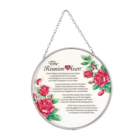 Dicksons The Reunion Heart Poem Suncatcher SUNCG39